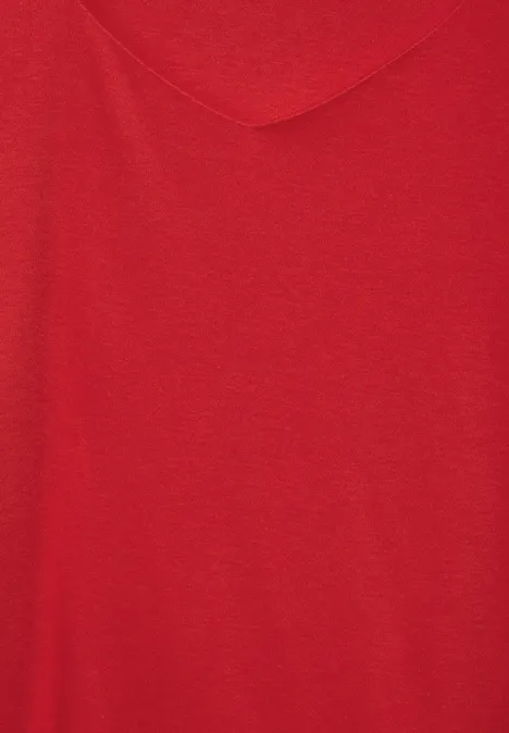 Zacht shirt met lange mouwen mandarin red Zacht shirt met lange mouwen mandarin red