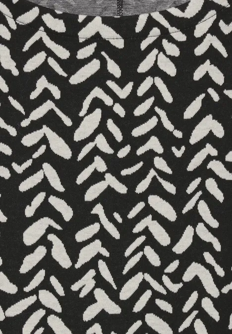Jaquard-Shirt Black