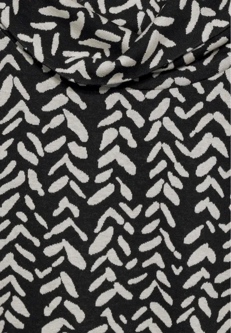 Jaquard-Shirt Black