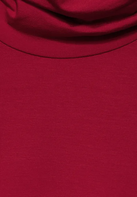 Shirt mit Rollkragen autumn red