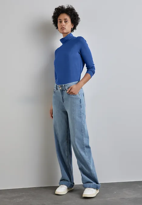 Shirt mit Rollkragen odyssey blue