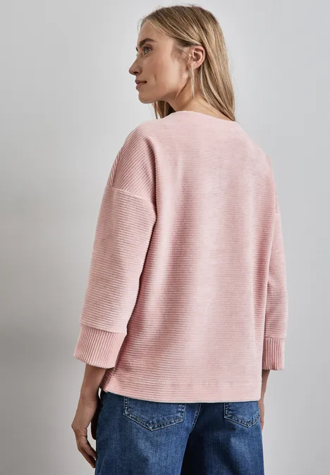 Cordshirt soft petal rose
