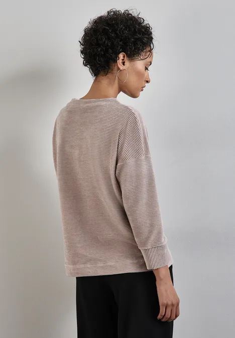 Cordshirt light mocha beige