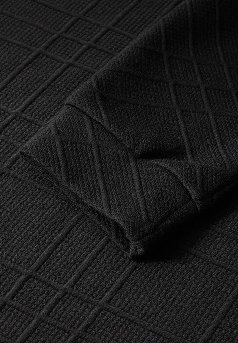 Hoodie mit Struktur Black