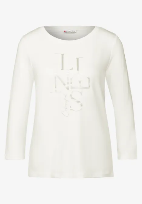 Shirt mit Artwork off white