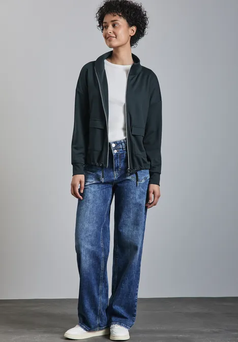 Sweatjacke cool vintage green