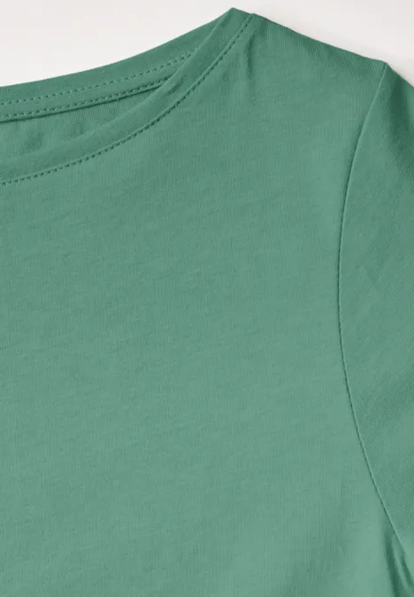 Shirt mit U-Boot-Ausschnitt sunlit green