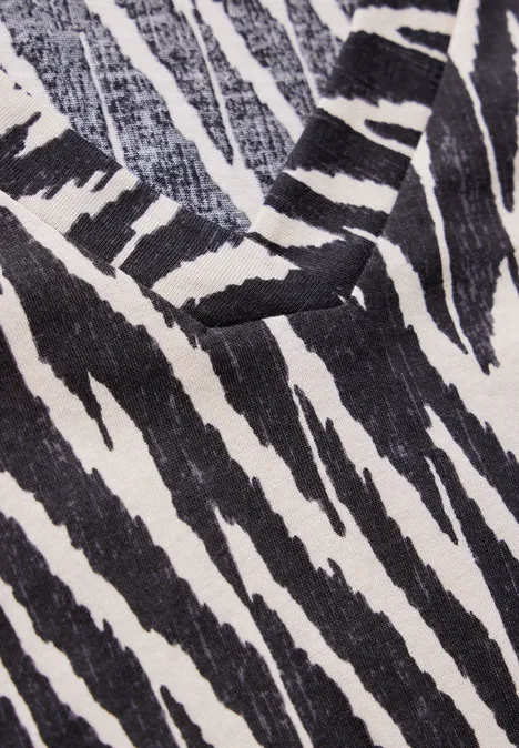 Bedrucktes Shirt Black