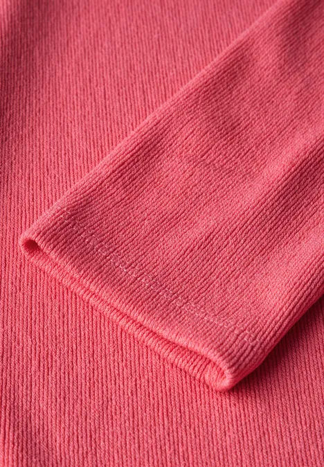 Strukturshirt sugar coral