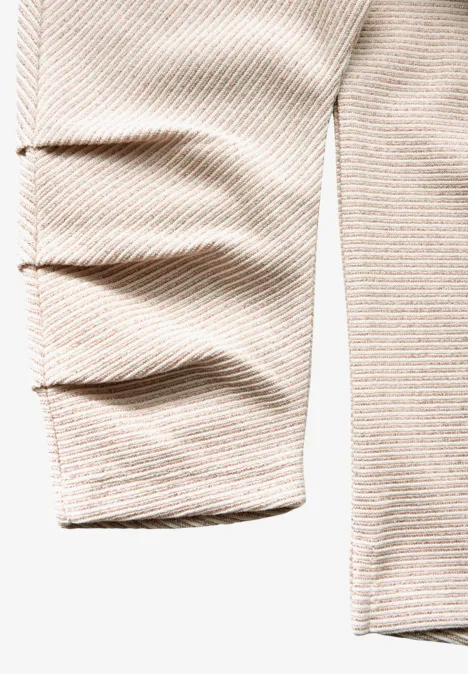 Schimmerndes Strukturshirt lucid white