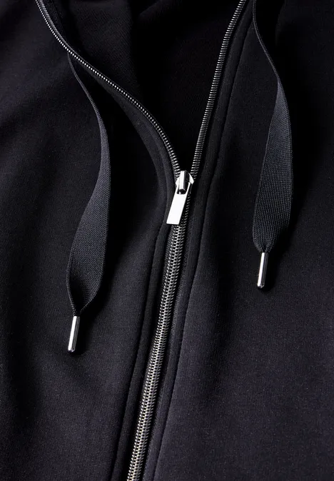 Leichte Sweatjacke Black