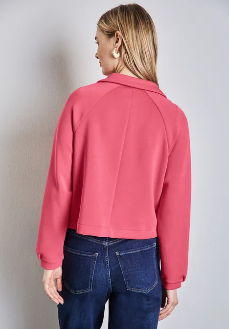 Silk-Look Jacke sugar coral