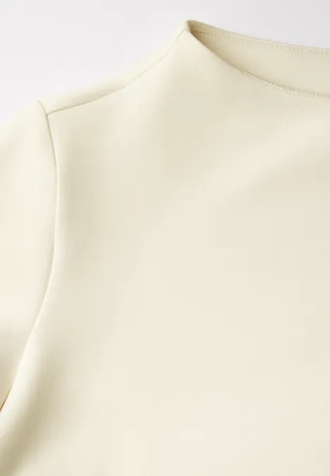 Chemise en soie lucid white