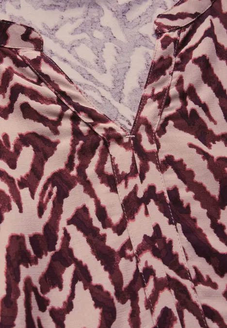 Bedrucktes Shirt mulberry red