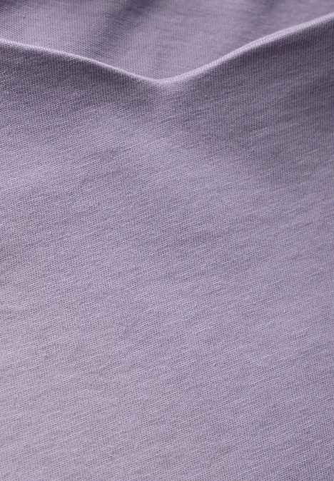 T-shirt à manches longues doux wisteria purple
