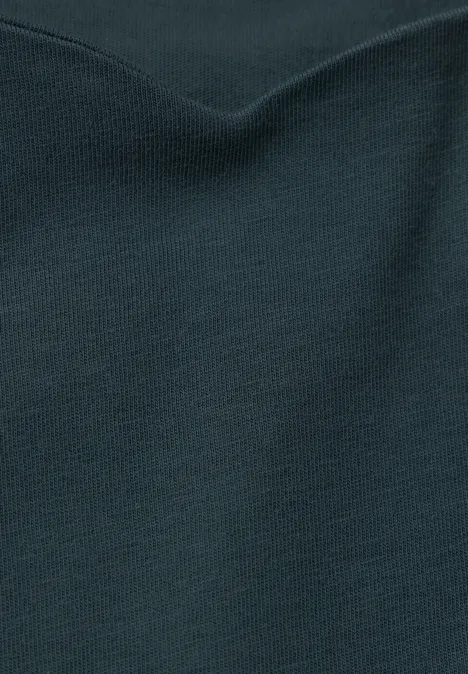 Softes Langarmshirt hunter green