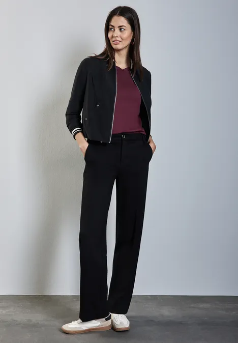Softes Langarmshirt dark cherry red