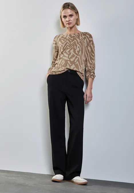 Kuscheliges Jaquard Shirt honey sand