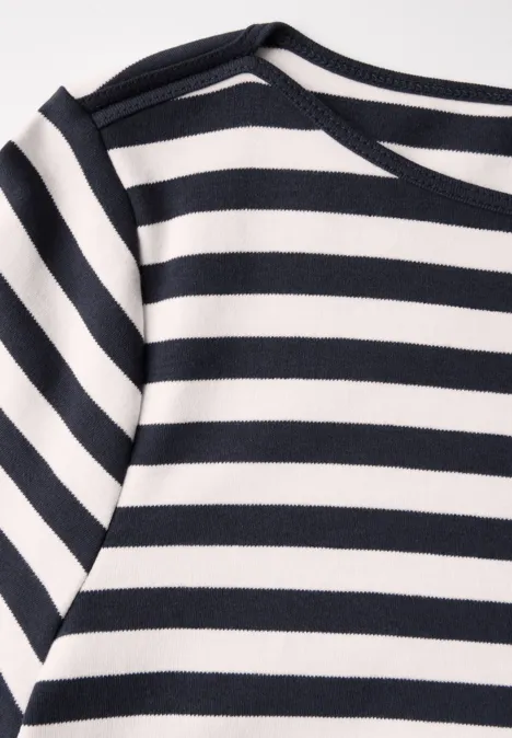 Gestreept overhemd deep blue