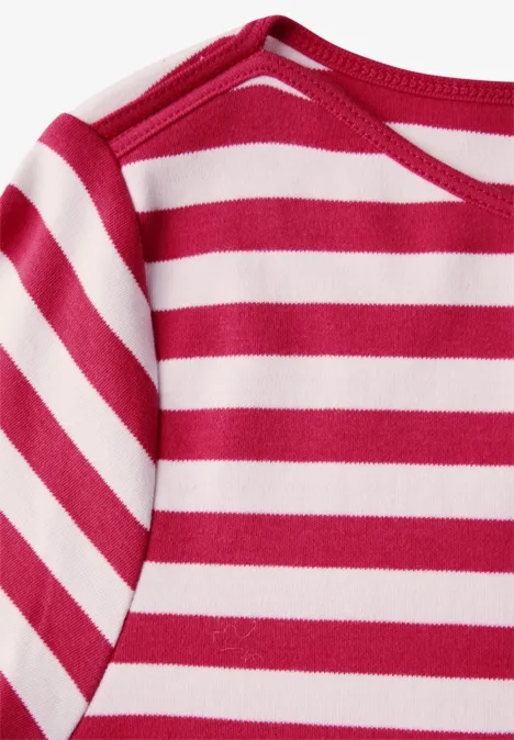 Gestreiftes Shirt power berry