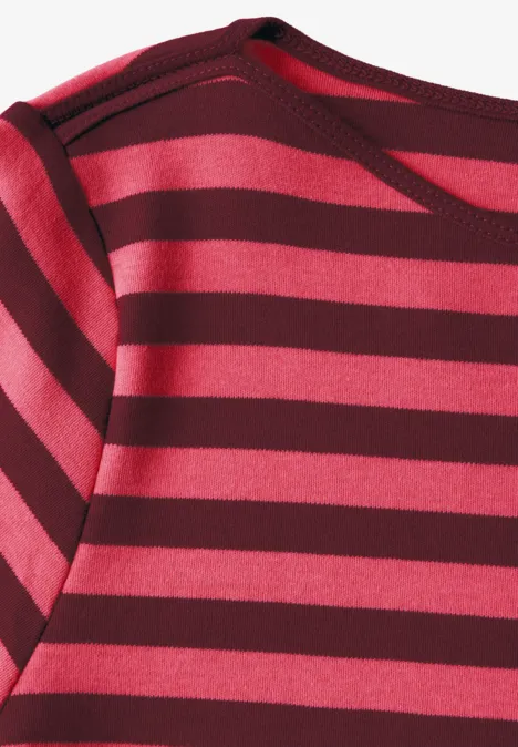 Gestreiftes Shirt mulberry red