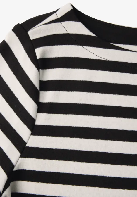 T-shirt à rayures Black