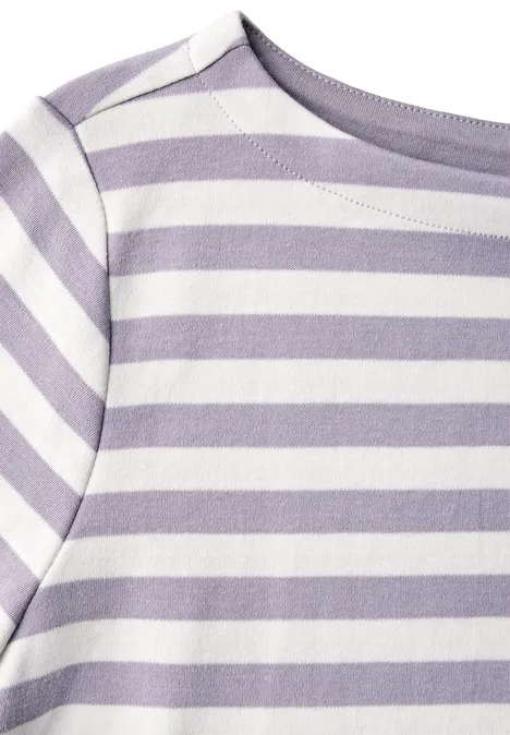 Gestreiftes Shirt wisteria purple