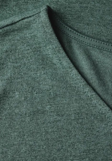 Leinen-Look Shirt garden green