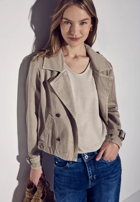 Leinen-Look Shirt moonstone sand