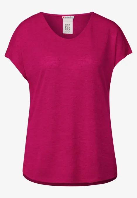 Leinen-Look Shirt juicy berry