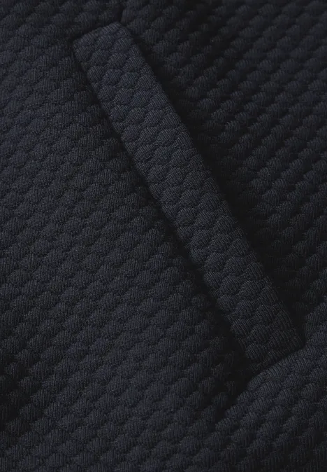 Strukturjacke deep tint blue