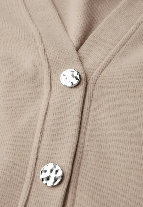 Kuschelige Jacke honey sand mel.