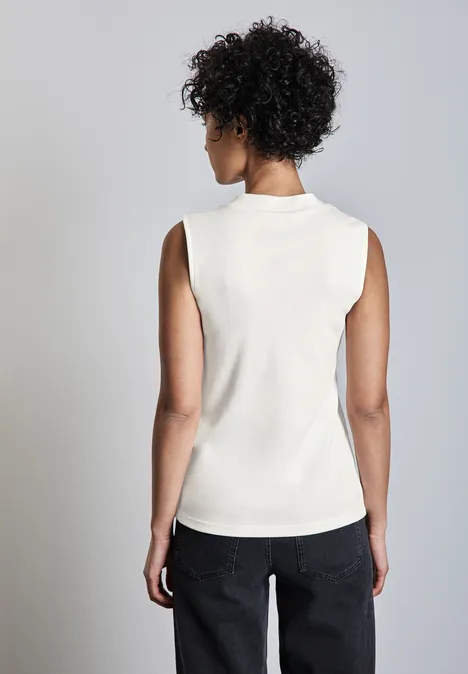Top mit Turtleneck off white
