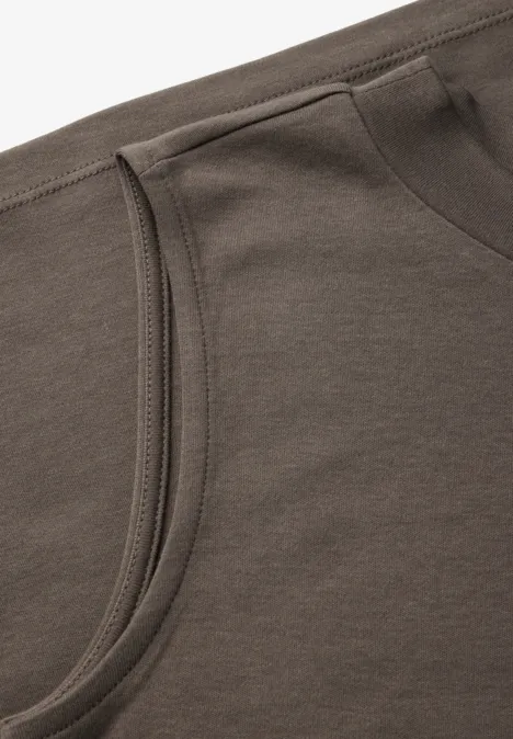 Top mit Turtleneck muddy brown