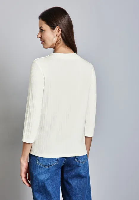 Shirt mit Knöpfen off white