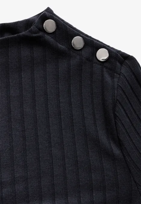 Shirt mit Knöpfen deep tint blue