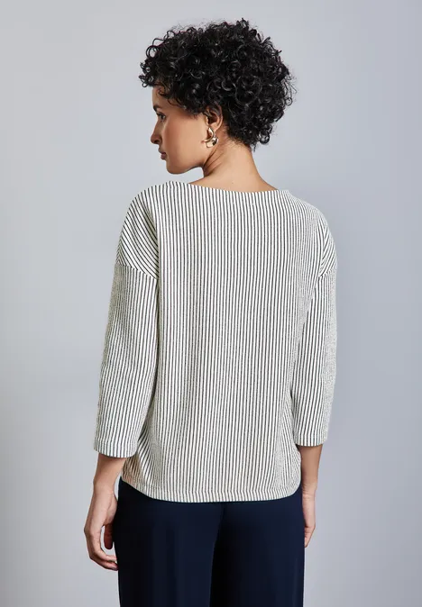 Gestreiftes Shirt deep tint blue