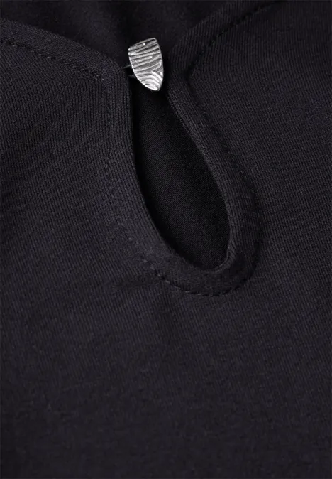 Shirt mit Cut-Out deep tint blue