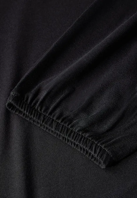 Langarmshirt Black