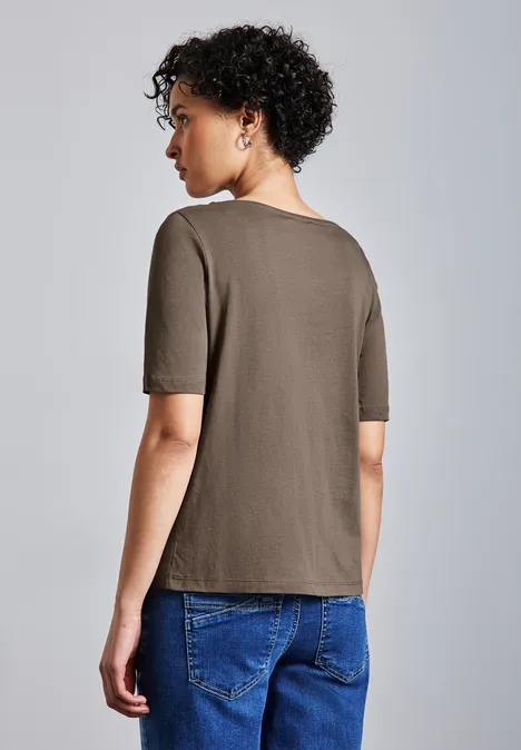 Softes Shirt muddy brown