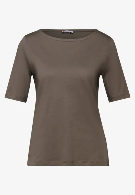 Softes Shirt muddy brown