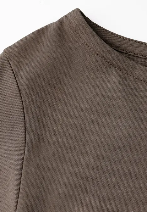 Softes Shirt muddy brown