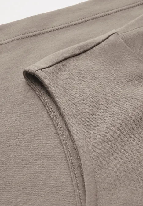 Basic top met col light mocha beige Basic top met col light mocha beige