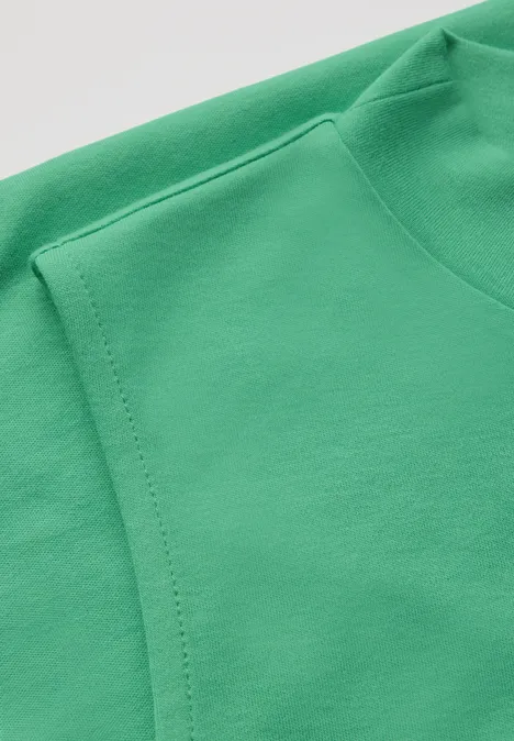 Basic Top mit Turtleneck tendril green