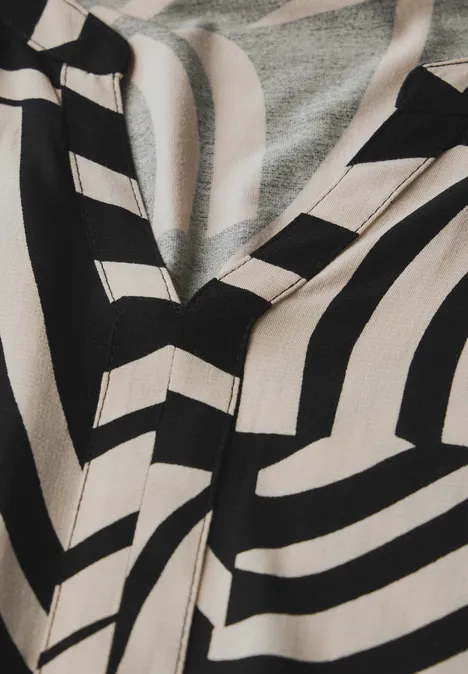 Bedrucktes Shirt Black