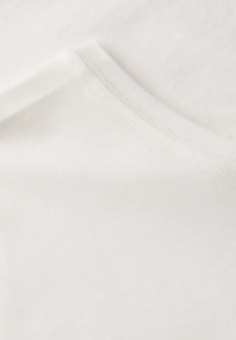 T-Shirt mit Folien Wording off white