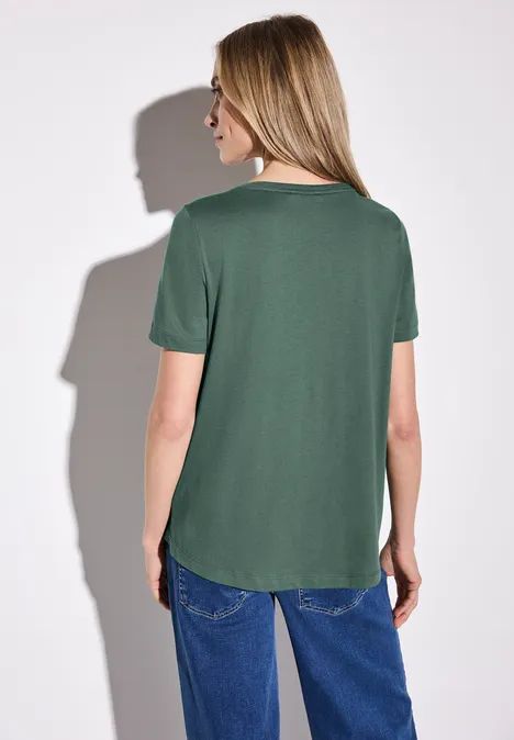 T-Shirt mit Wording garden green