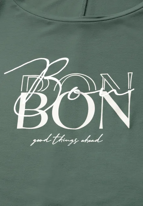 T-Shirt mit Wording garden green