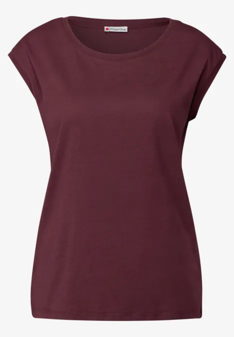 Ärmelloses Shirt dark cherry red