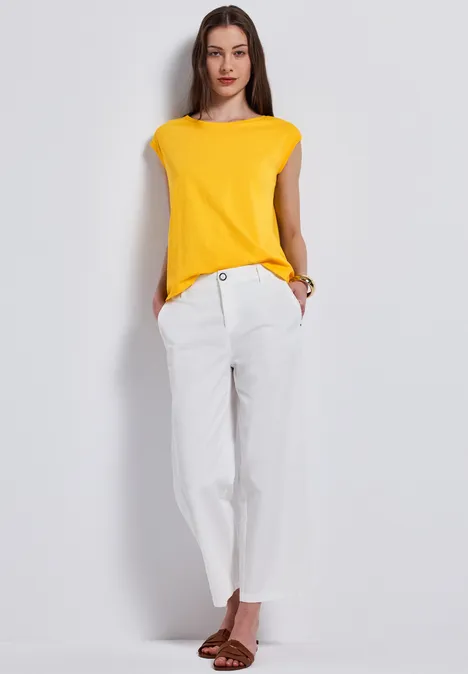 Shirt zonder mouwen marigold yellow